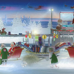 Weihnachtskarte Illustration