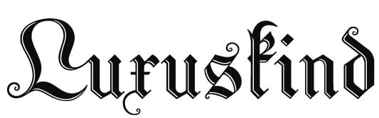 Luxuskind Schriftzug