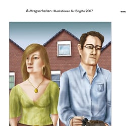 „Eigenheim“ Illustration für Brigitte 2007