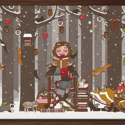 Weihnachten 2017 mit Lily Lux Postkarte