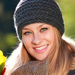 Mädchen im Herbst