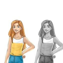 Character Design – Mädchen
