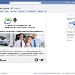 BMW Facebook, Welcome Tab „Karriere“
