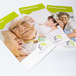 Flyer für Hamburg Care