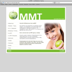 Website my-mmt.de – Startseite