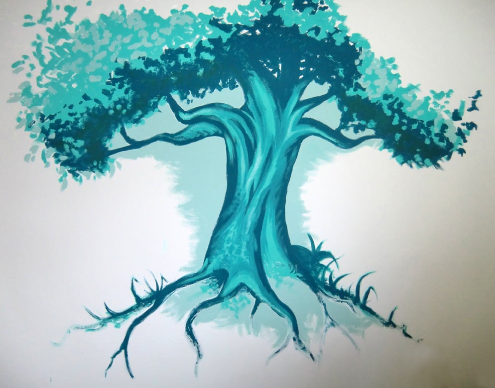 Wandgestaltung im Essbereich – privat