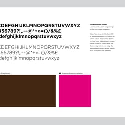 Typografie und Farbwelt
