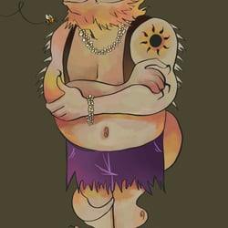 Anthropomorphes Charakterdesign Bartagame