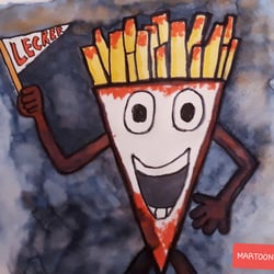 Tag 25: Nehmt euch in Acht, vor der großen Frittentüte! Lecker Fritten