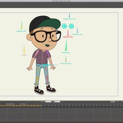 Konzertanimationen für Mark Forster: Produktionsleitung, Rigging und Animation