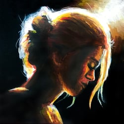 Gouache-Skizze