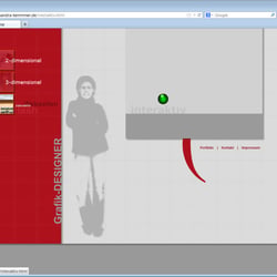 Website Portfolio Sandra Kemmner | Contentseite