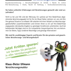 Ullmann Versicherungen FlyerA6