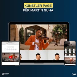 Professionelle Visitenkarte im Web, Hochwertiges Design, Verlinkungen zu den Profilen, Sichtbarkeit bei Google erhöht