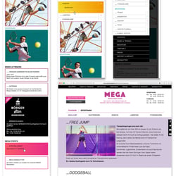 Gestaltung der Internetseite für SWISS MEGA PARK