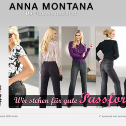 Werbung für Anna Montana