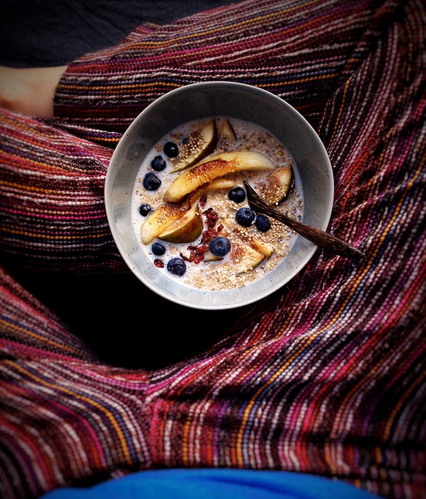 Foodstyling und Foodfotografie: Porridge und Hose