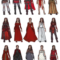 Fantasy-Kleidungsdesign