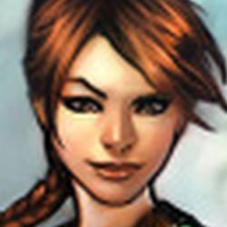 Lara Croft Comic Coloring, lines Andy PArk