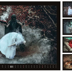 Fotografie, Retusche und Layout eines Kalenders