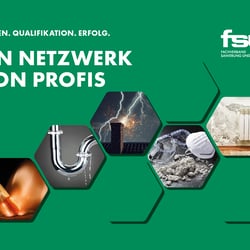 Titelseite der Imagebroschüre, Fachverband Sanierung und Umwelt, FSU e.V.