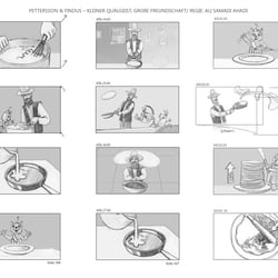 Petersson und Findus Storyboards 2