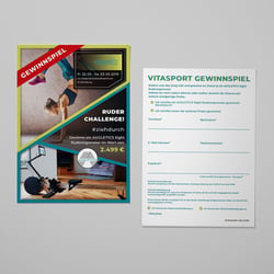 Din A 5 Flyer für VitaSport Messe 2019