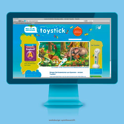 Website mit interaktiver Funktionsdarstellung des Stifts