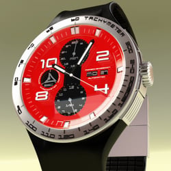 Porsche watch Glas Nah