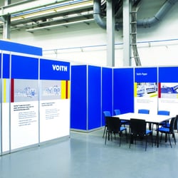 Wandgestaltung der Rollenschneider-Vorführhalle, Maschinenhersteller für die Papierindustrie