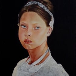 Mädchen mit Halsreif