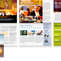 Konzept und Redaktion des ENTEGA Mitarbeitermagazin (2008)