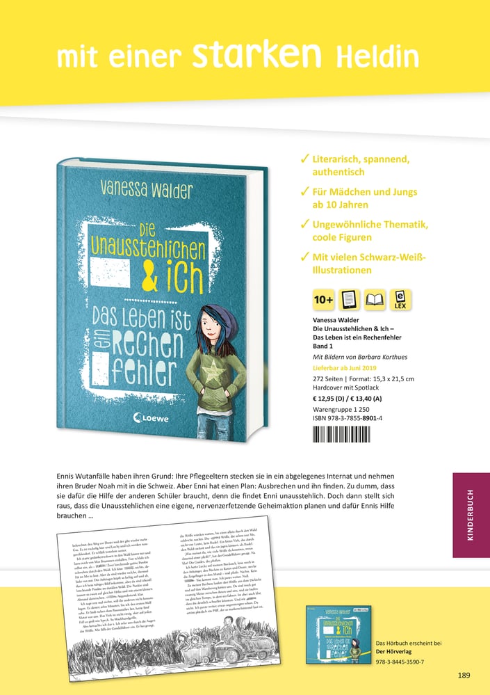 Auswahl des Kinderbuchprogramms 2019