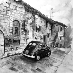 Illustration mit Aquarellfarben