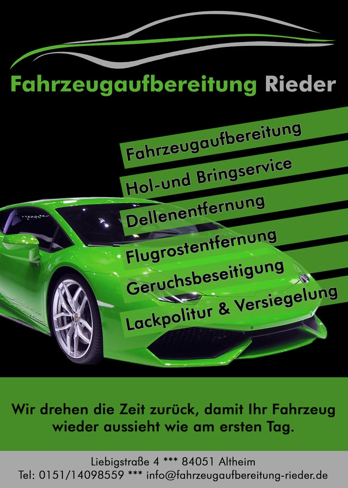 Rieder A5 Flyer