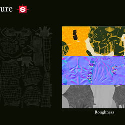 Hero UV and texture