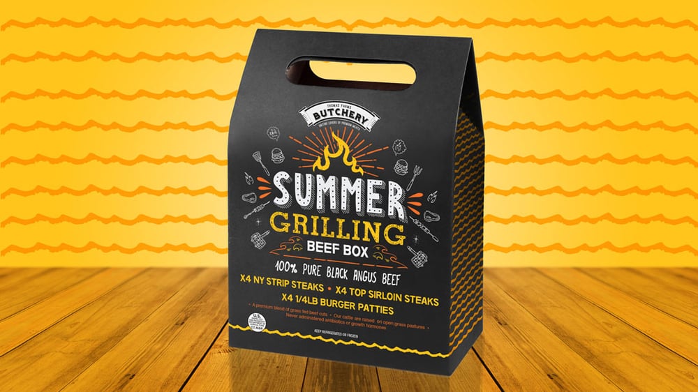 Summer Grill Beef Packaging Front