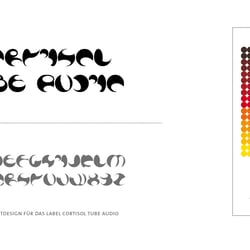 Logo und Fontdesign für das Label Cortisol Tube Audio