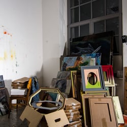 Atelieransicht – fotografiert für Nicolás Dupont (Künstler)