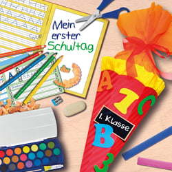 Servietter Version Mein erster Schultag