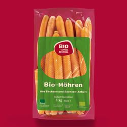 Verpackung Bio Möhren