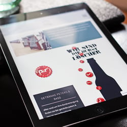 weitBlick Norderney Website Tablet