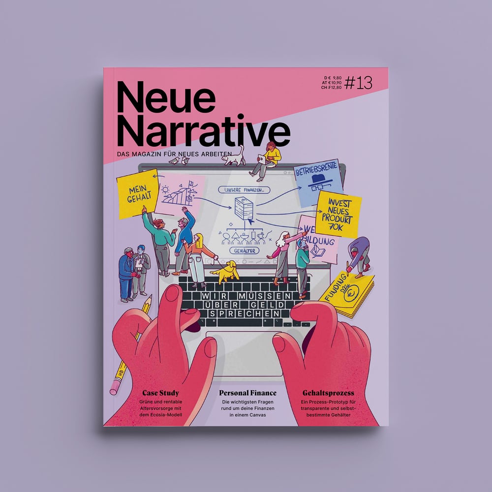 Cover Illustration für Neue Narrative