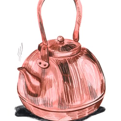 Kupfer Kanne