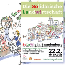 Veranstaltungsplakat für Gemeinschaftsprojekte