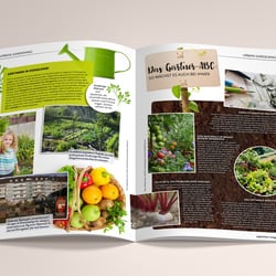 Magazinlayout Appetizer für Textquartier Düsseldorf