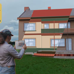 Mockup der Verwendung in AR