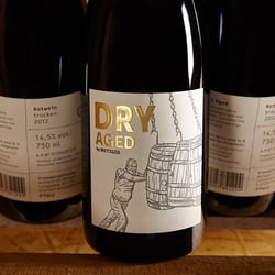 Metzger Dry Aged – Wein Etikett Illustration