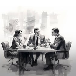 Concept-Art für eine internationale Unternehmensberatung