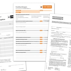 Diverse Formulare A4 für Wien Energie